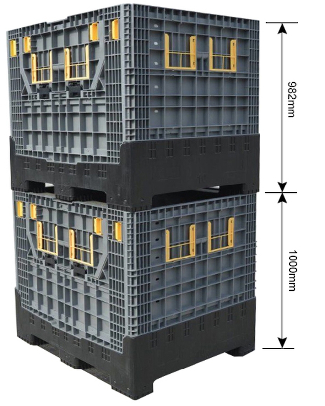 COPACK Collapsible Pallet Bin 885 Litre Solid