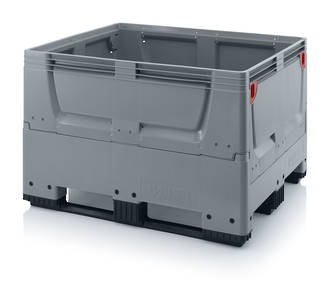 670 Litre Collapsible Pallet Bin Solid with Skids