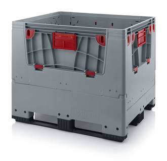 900 Litre Collapsible Pallet Bin Solid with Access Doors