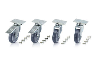 Rubber Wheel and Castor Set - 86 Series