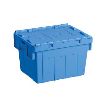 20 Litre Attached Lid Crate (400 x 300mm)
