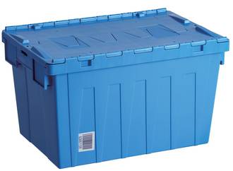 60 Litre Attached Lid Crate (600 x 400mm)