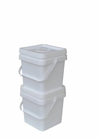 5 Litre Square Pail Base and T/E Lid