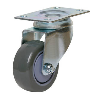 Swivel Castor with 75mm Polyurethane Wheel