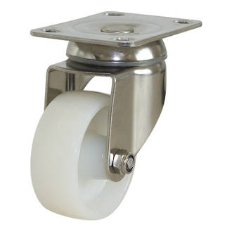 Swivel SS Castor with 75mm Nylon Wheel