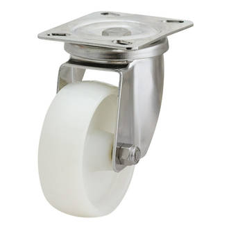 Swivel SS Castor with 100mm Nylon Wheel