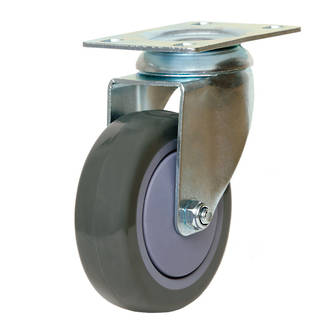 Swivel Castor with 100mm Polyurethane Wheel