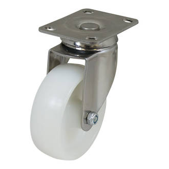 Swivel SS Castor with 100mm Nylon Wheel